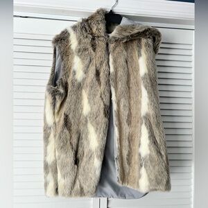 Aeropostale Faux Fur Vest